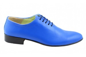 Marimea 39, 40 Pantofi barbati office, eleganti din piele naturala ENZO BLUE, MOD1BLU
